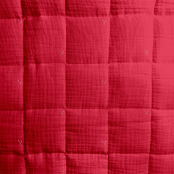 Solid Quilted Cotton Cherry